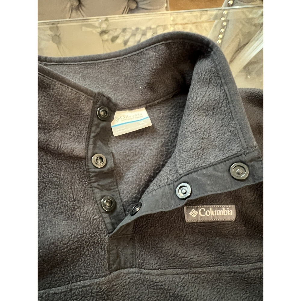 Columbia Jacket Youth XL Black Full Zip Fleece Comfort - Picture 7 of 12